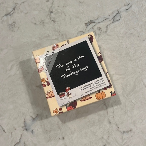 NWT REVOLUTION FRIENDS THE ONE WITH ALL THE THANKSGIVING PALETTE SET 3X PALETTES - Picture 2 of 7